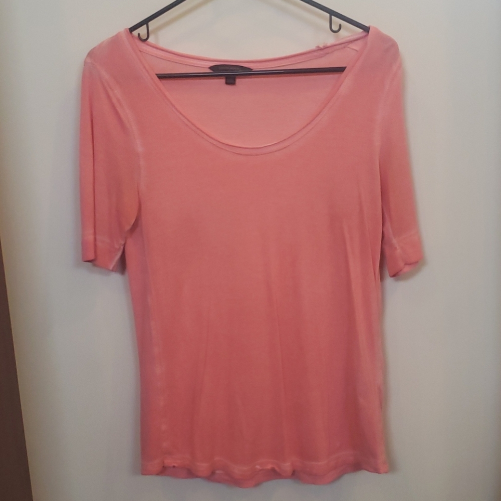 Banana republic peach burn out t-shirt